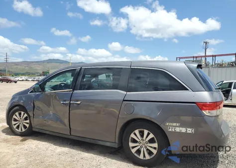 2015 Honda Odyssey Exl from USA, damaged, VIN 5FNRL5H64FB025675